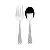 Everyday 18.0 Stainless Steel Holiday Serving Set 2-Piece Fork Spoon Santa Snowflake Design Durable Dishwasher Safe