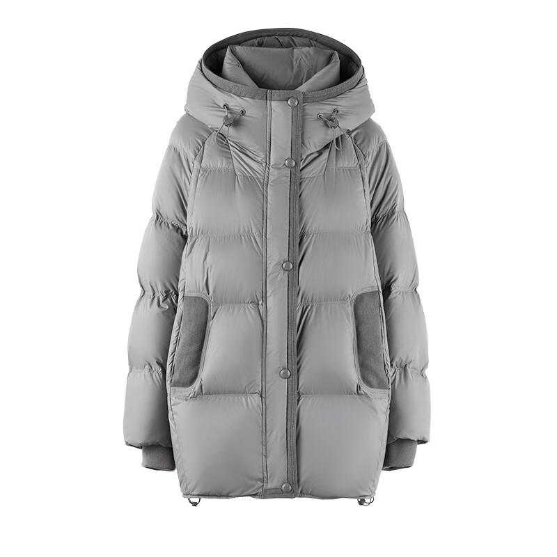 Qiusuyi Ren Women's Hooded Loose Fit Down Jacket