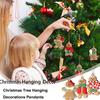 6/11/12PC/Set Christmas Gingerbread Man Decor Xmas Tree Hanging Pendant New Year Party Decor Gift Home Navidad Mini Gingerbread