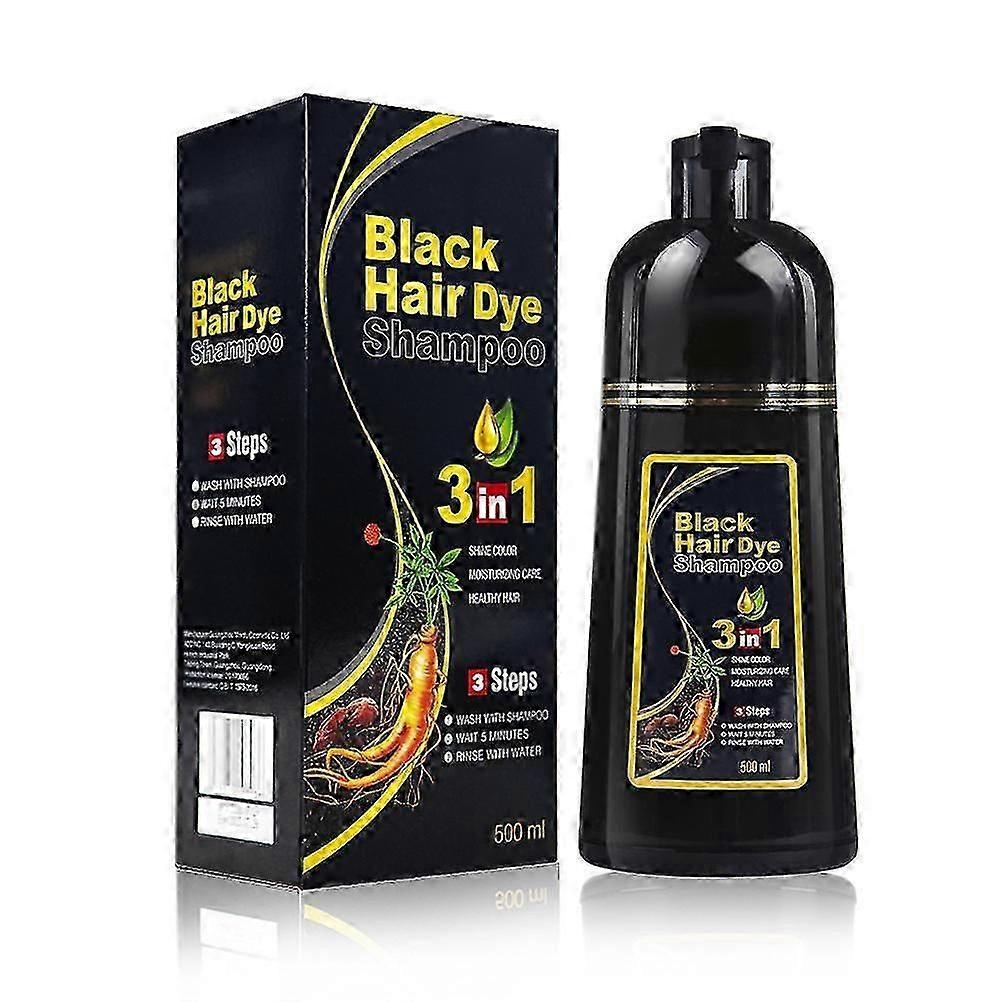 500ml Hair Coloring Shampoo Herbal Hair Dye Shampoo For Men And Women
