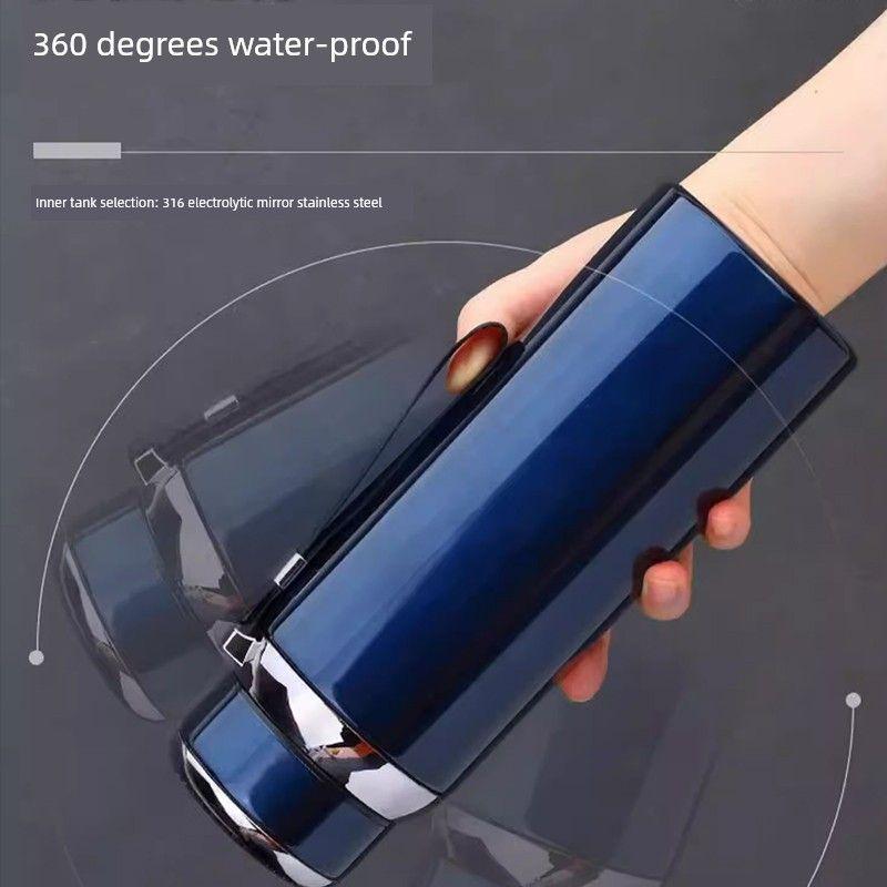 Imported High-End 316 Stainless Steel Large-Capacity Thermos Cup for Men and Women, Suitable for Outdoor, Portable, Fitness, Business, and Tea Brewing