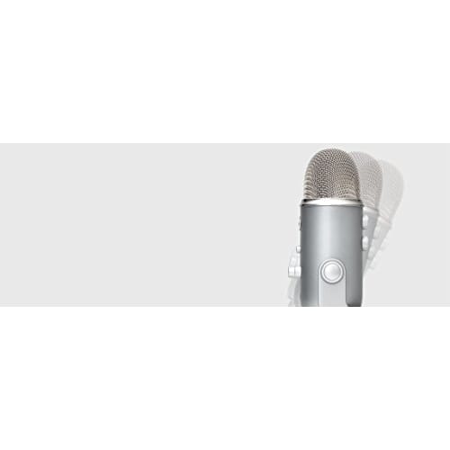 Blue Microphones Yeti USB Microphone, Black, 2070, 4 Directional Modes