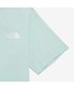 Noseupeiseu Nt7Ur42B Women'S Tnf Hangeul Short Sleeve Round Neck T-Shirt_Mint