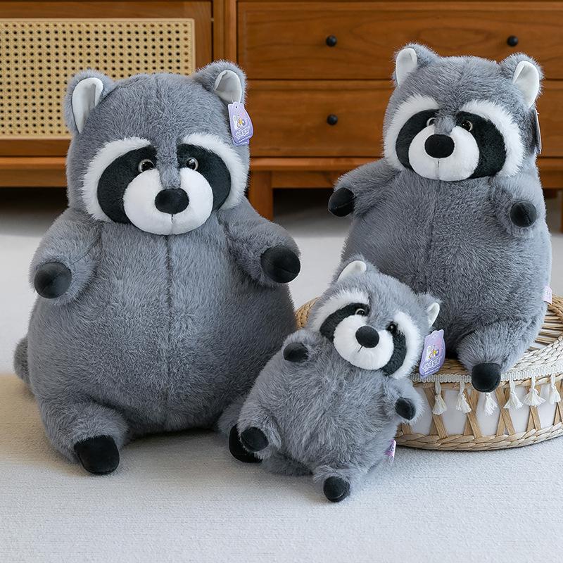 Cute Raccoon Plush Toys and Dolls Dolls Zoo Souvenirs Children's Sleeping Pillow