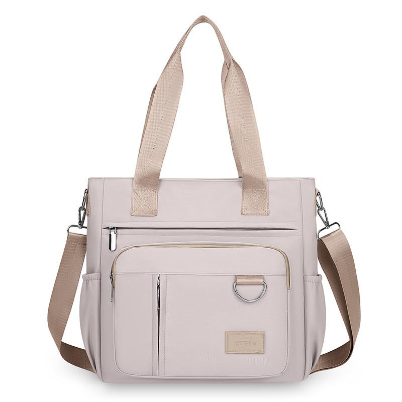 Nylon Bag For Women With Multiple Pockets And Zipper Closure For Daily Use