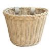 Front Handlebar Bicycle Basket Adjustable Traditional Bicycle Basket Multifunction Hand Woven Bike Basket for Kids Children Bike