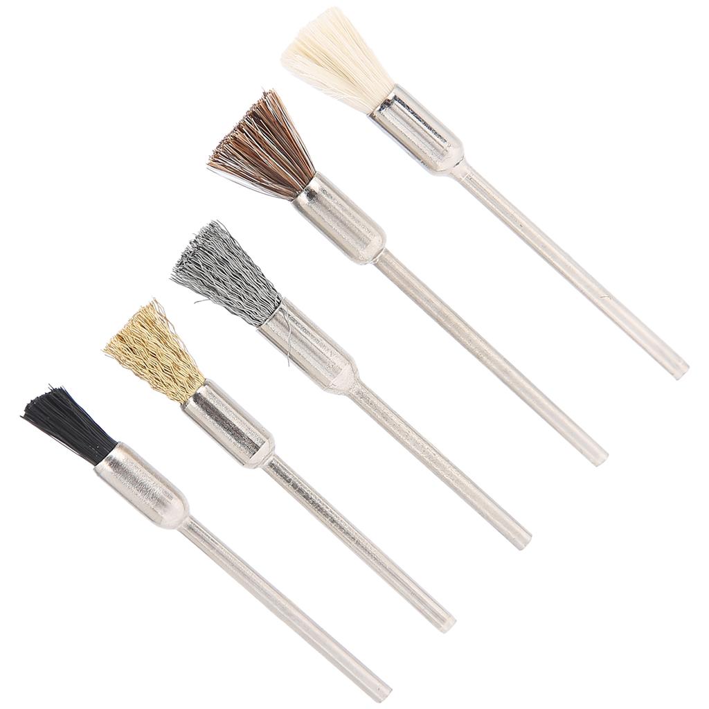 5pcs Nail Drill Bit Cleaning Brush Nail Dust Removal Brush Manicure Tool Accessory