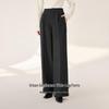 Xiangying Women's Draped Wide-Leg Suit Pants