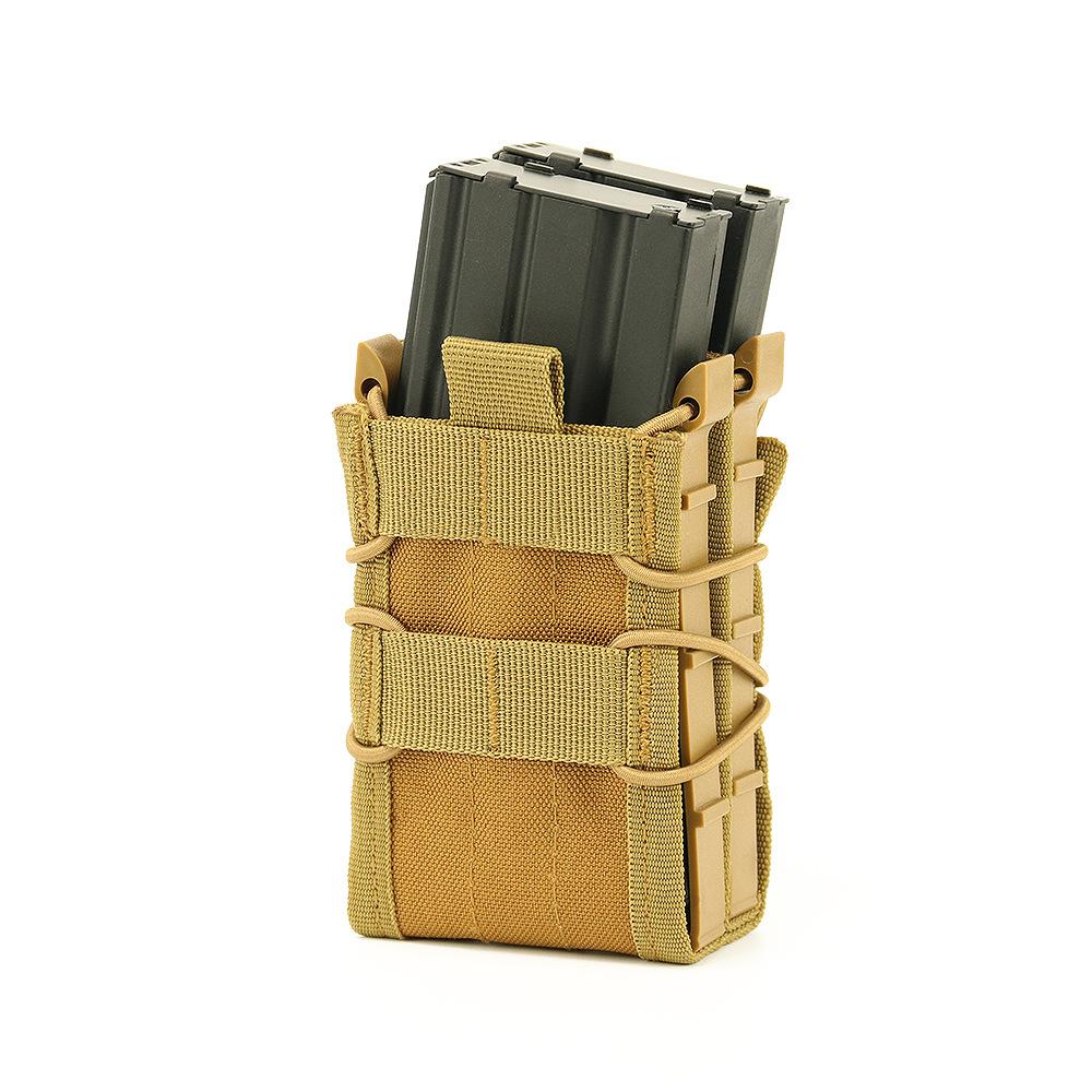 Tiger double full size cs camouflage quick pull function bag 5.56/7 .62molle double layer accessory magazine box