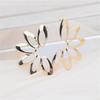 Hollow Flower Smooth Metal Golden Drop Earrings for Women Personality Fashion Geometry Charm Ear Jewelry Pendientes