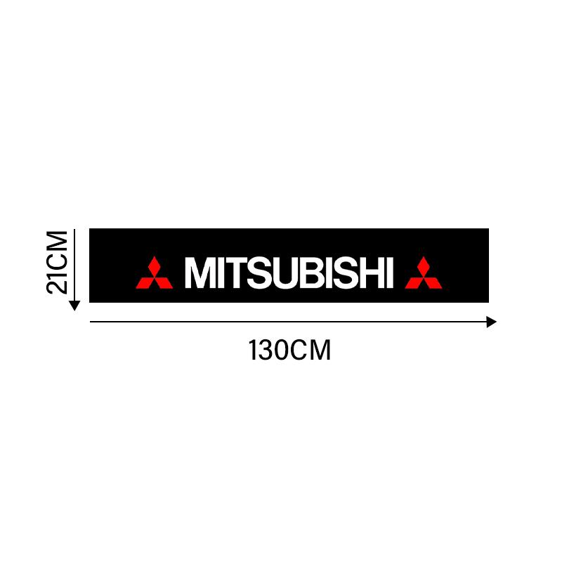 Pro Mitsubishi Xpander Space Star Eclipse Pajero Ralliart Auto Samolepky na přední sklo Přední a zadní dekorativní samolepky