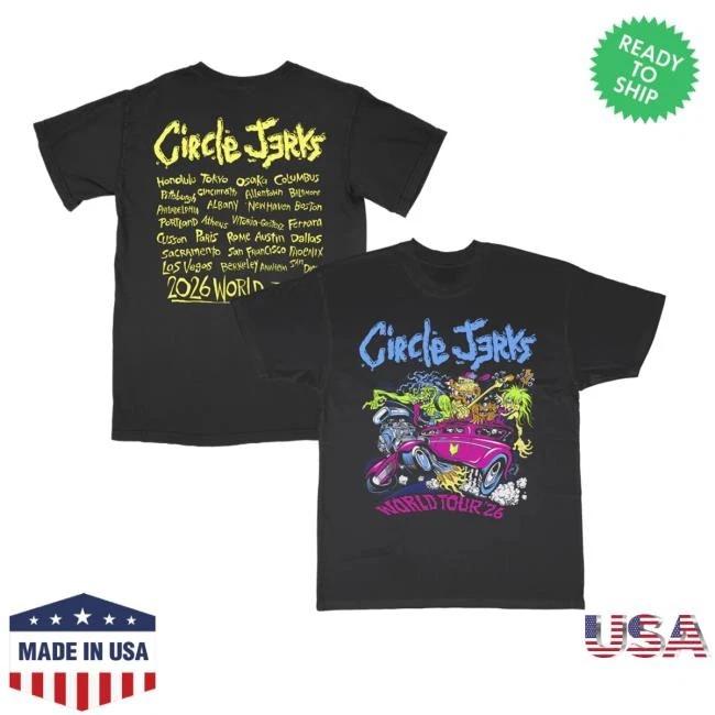Circle Jerks World Tour ’26 T-T-Shirt 4XL
