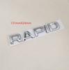 1pc 3D ABS for Octavia Superb RAPID FABIA KAMIQ KODIAQ YETI Car Emblem Letter Badge Rear Tail Trunk Sticker Decal for SKODA