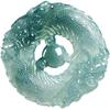 Blue Water Jadeite Double Dragon Pendant for Prosperity