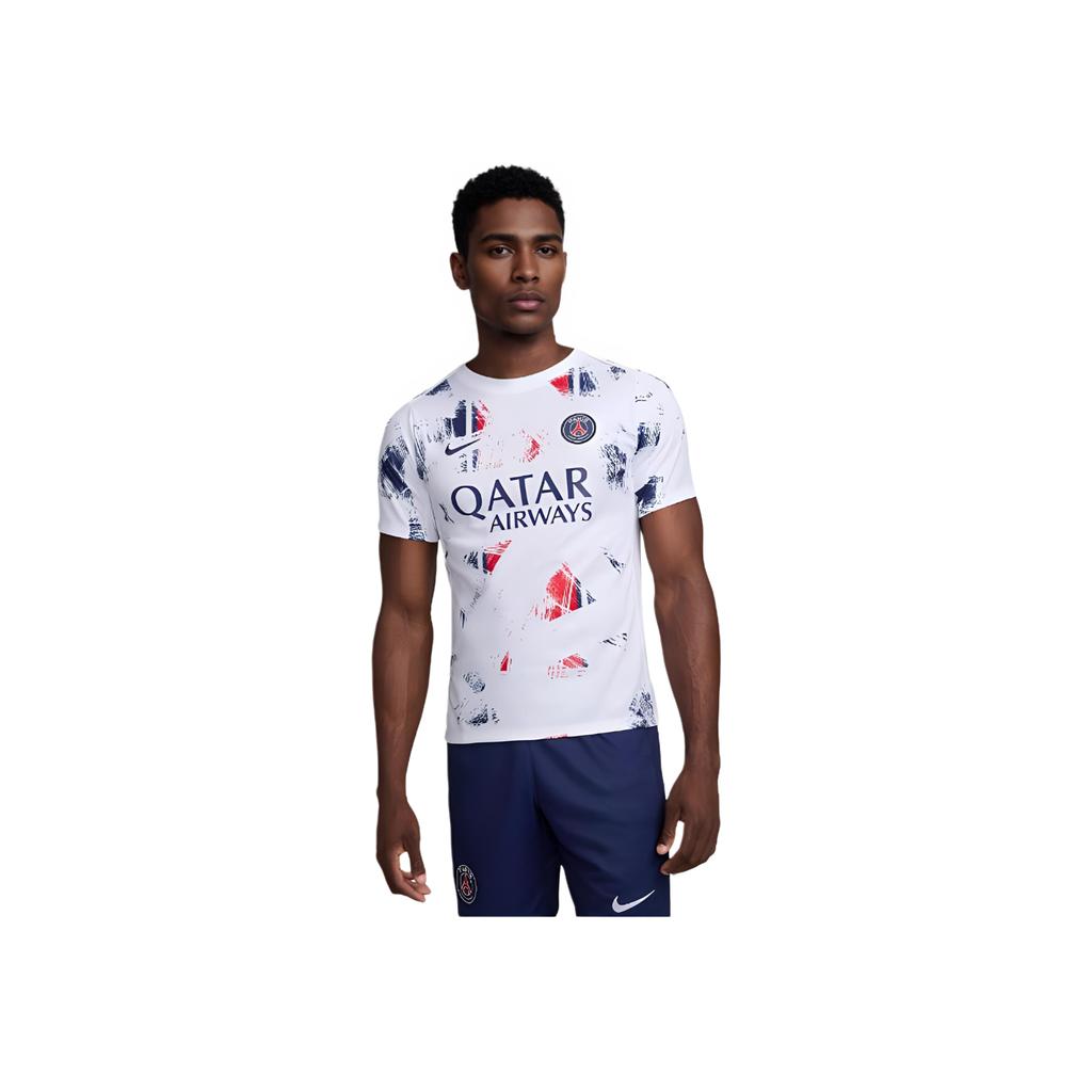 Nike Letter Pattern Printed Crew Neck Fitted Short Sleeve T-Shirt Men T-Shirts White FN9656-101
