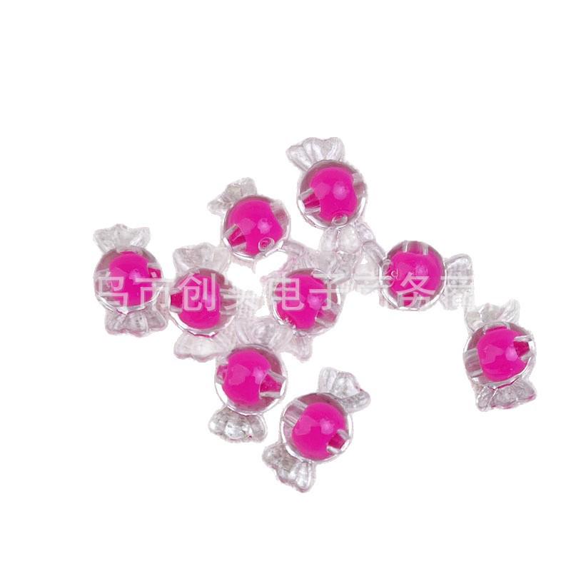 10mm Transparent Colored Candy Acrylic Beads for DIY Jewelry Making