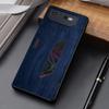 Pouzdro pro Asus ROG Phone 6 coque jednoduchý unikátní design lehký dřevěný vzor pu kožený kryt pro pouzdro Asus rog phone 6