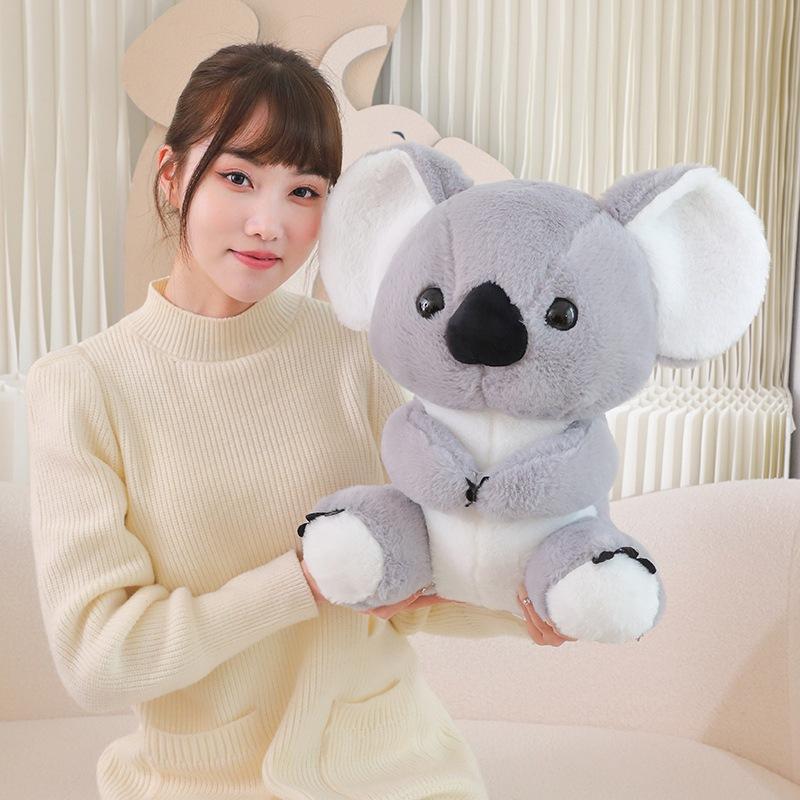 Simulation Koala Plush Doll Cute Sitting Australian Koala Doll Birthday Gift