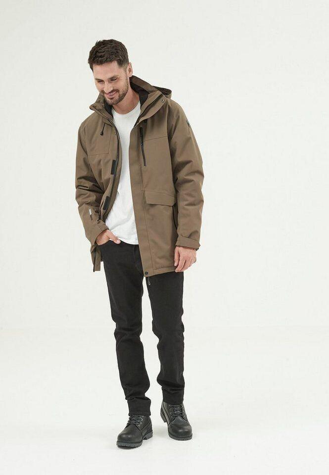 Зимняя куртка Whistler Parka Buron длинного кроя зеленого цвета