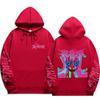 Stray Kids Evil Clown Drip Graphic Pullover Hoodie Background Joker‑Style Clown Face Drawstring Hood Oversized Unisex K‑Pop Streetwear Fan Merch