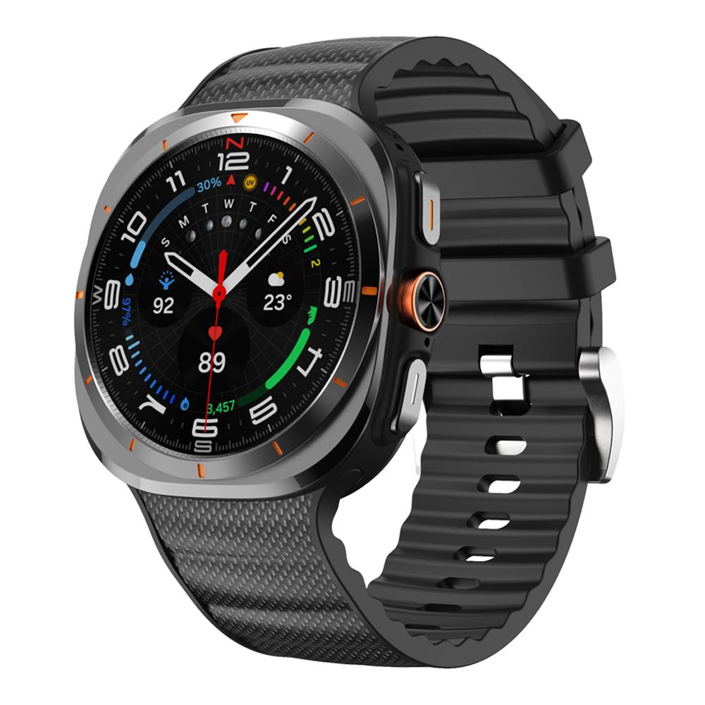 Nylon Functional Silicone Strap For Samsung Galaxy Watch Ultra 47MM Wristband Sports Bracelet