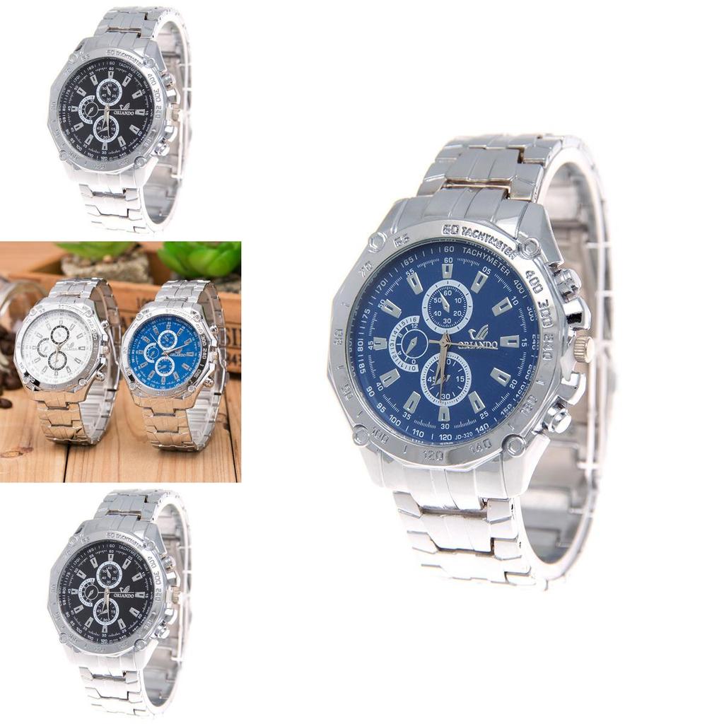 Mens Alloy Watch With World Time Function For Adults Street Style Gift