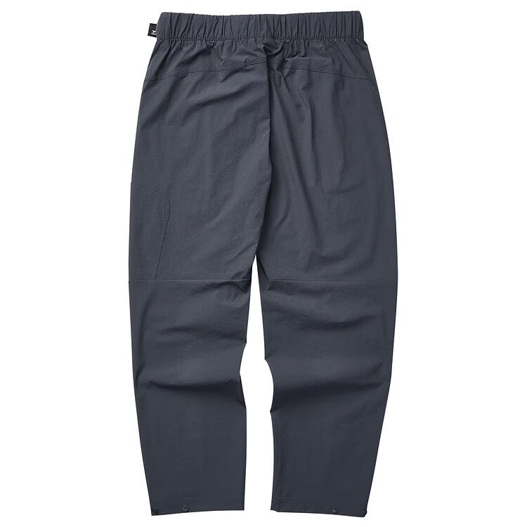 Skechers Solid Color Mid-Rise Loose Straight Quick-Dry Casual Pants Men Bottoms Periscope-Gray L224M006-0403
