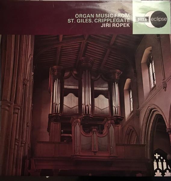 LP Record JI ROPEK  Organ Music From St. Giles Cripple ECS631 DECCA 1971 UK Classical Used