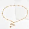 Metallic Waist Chain Waist Jewelry For Women Fashion Decorative Waist Accessory For Wedding Party and Daily Outfit