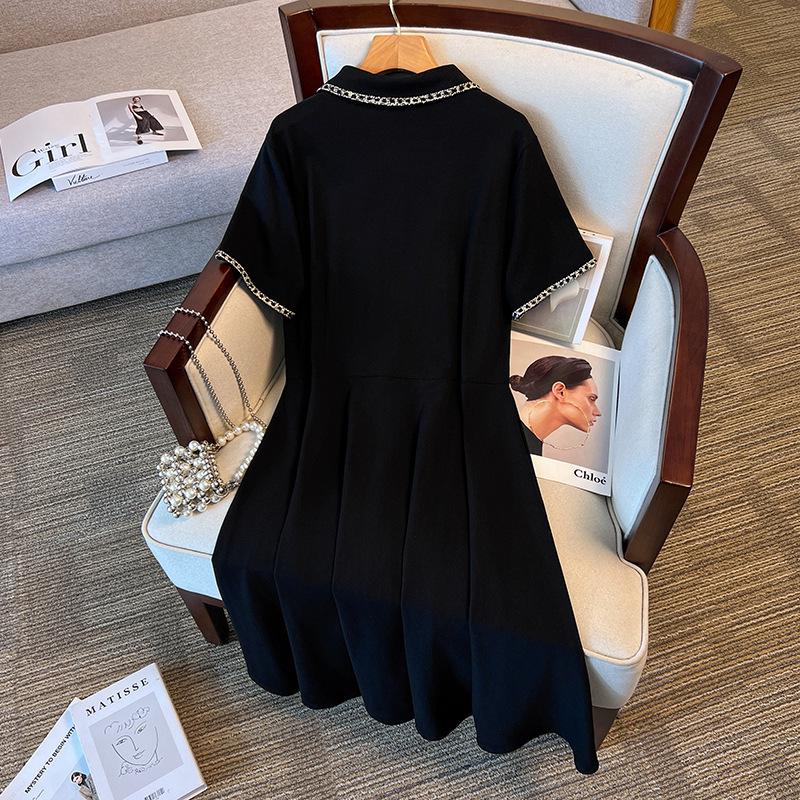 Plus Size Women's Summer Loose Mid-Length Slimming Dress