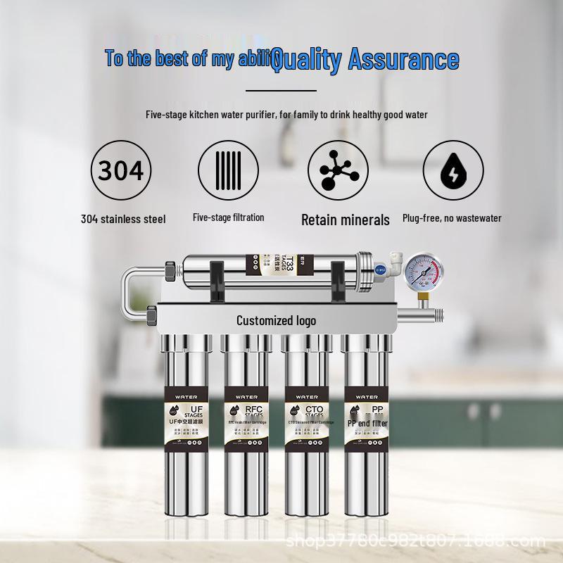 

Stainless Steel Ultrafiltration Kitchen Water Filter - English Version Original Filter Cartridge