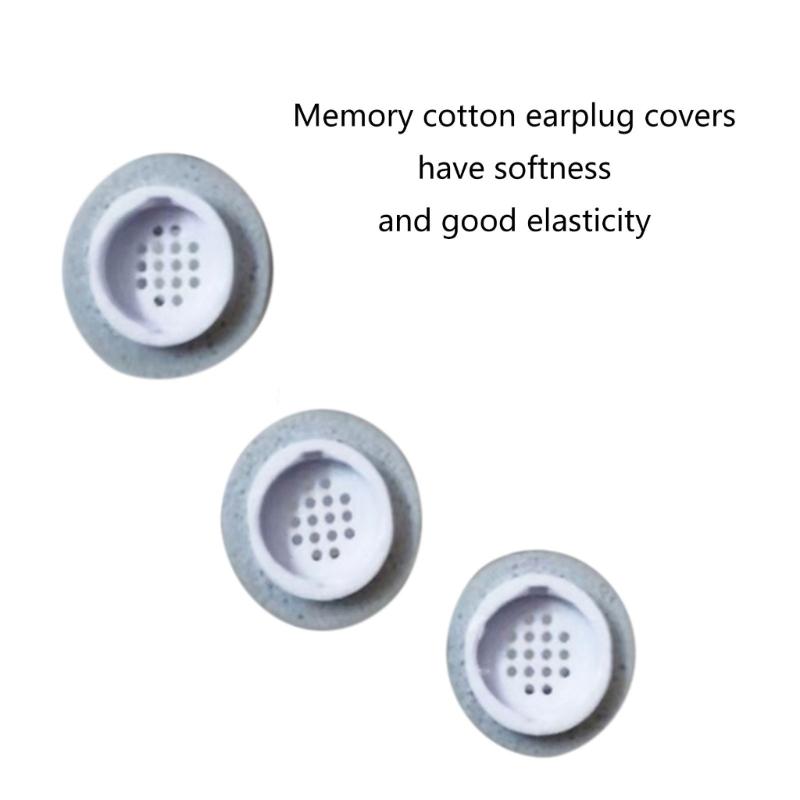 Memory Foam Ear Tip Noise Cancellation Headphone Flexible Comfortable Earbud Covers Enhancing Sound Isolation for Buds 3