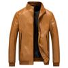 Men's large size autumn and winter agent PU leather jacket WISH trend explosion