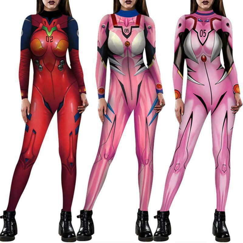 Premium Quality Eva Neon Genesis Evangelion Asuka Langley Bodysuit For Anime Fans And Cosplay Enthusiasts