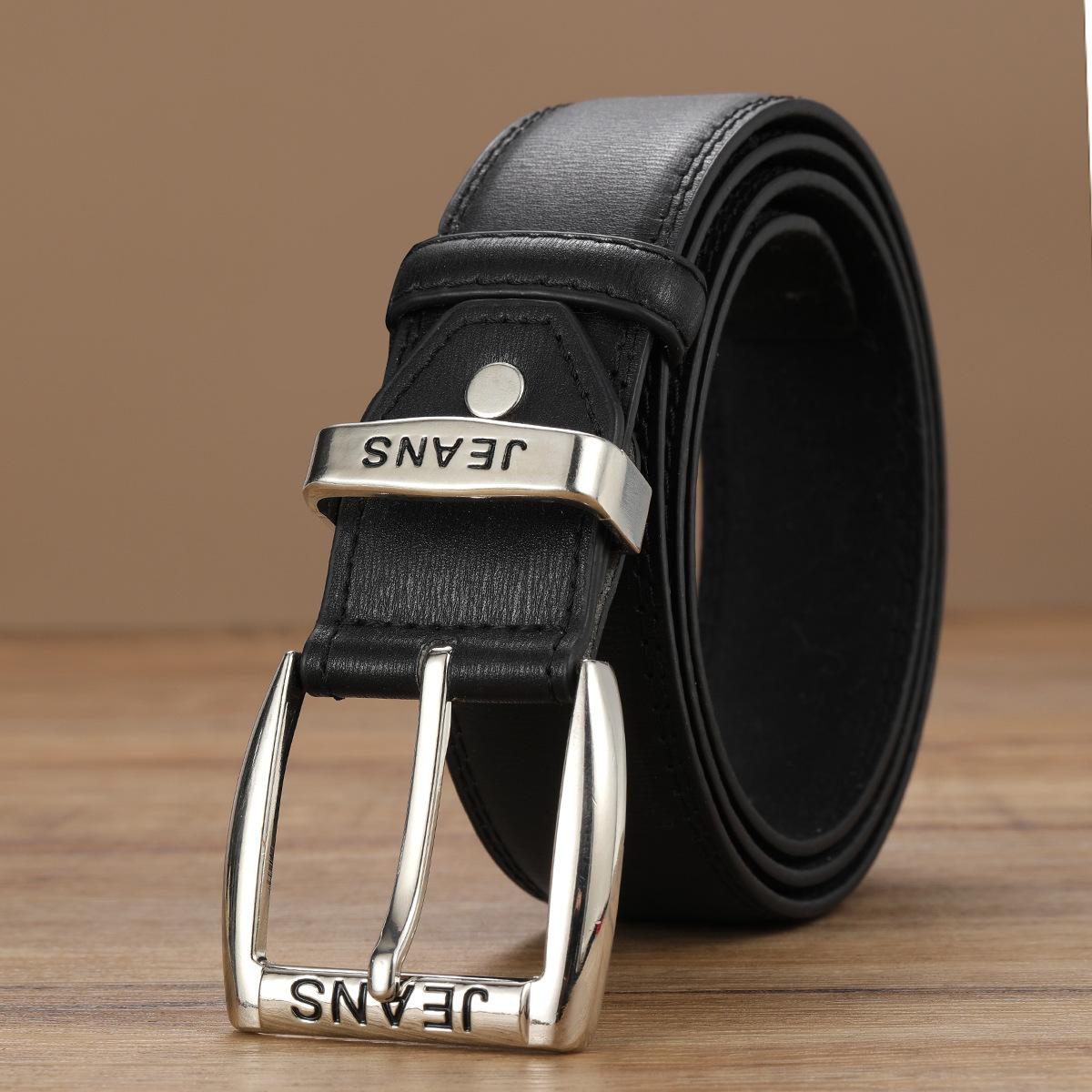 

Мужской ремень, ремень, ремень из античного сплава с пряжкой, деловой повседневный широкий ремень 110cm коричневый