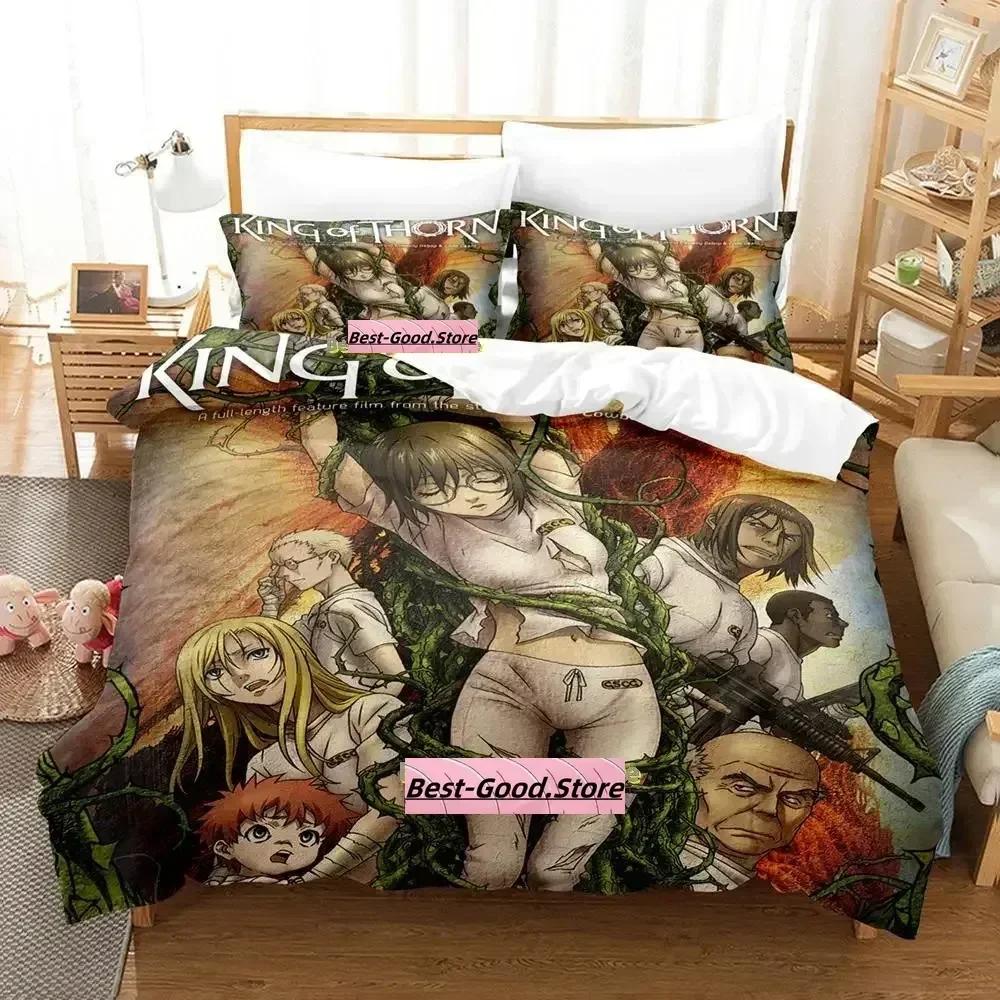 

King of Thorn Bedding Set Single Twin Printed Bed Set With Pillowcase Bed Duvet Cover Soft Single Double Queen Super King Size EU Single(135*200cm)3pcs