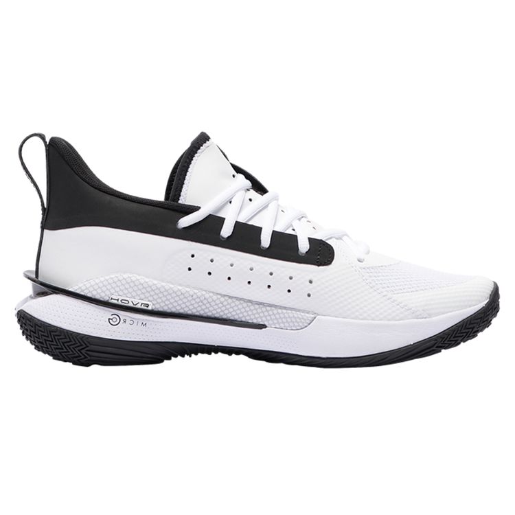 Under Armour Curry 7 Team White Black Unisex Sneakers 3023838-108