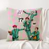 Disastrous Life S-Saiki K Cushion Cover Summer Coolness Linen Fabric Double-Sided Printing Pillow Case Sofa Home Decor Gift