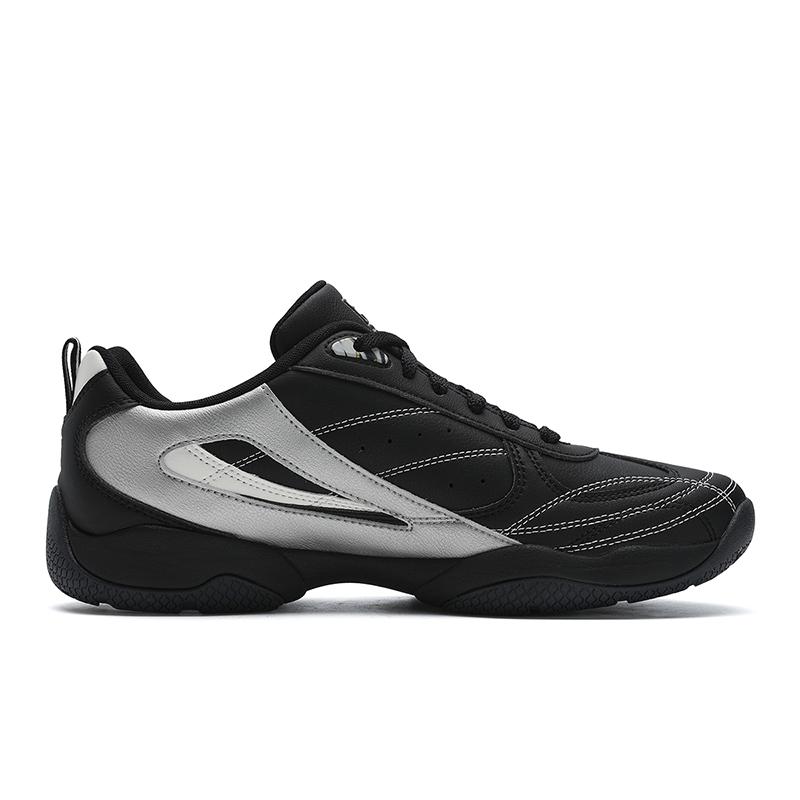 Fila Fountain Mode Polyvalent Simple Personnalité Tendance Chaussures de Sport Homme Baskets Noir Argent F12M531105FBL