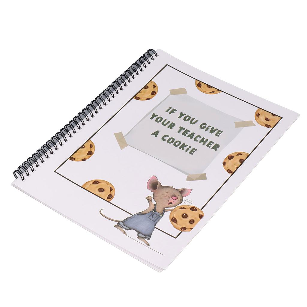 Cartoon Gift Book If You Give Your Teacher A Cookie Innovative and Thoughtful Appreciation Craft