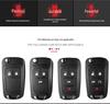 Carbon Fiber Silicone Key Cover for Buick Excelle 15T/18T & Chevrolet Folding Key