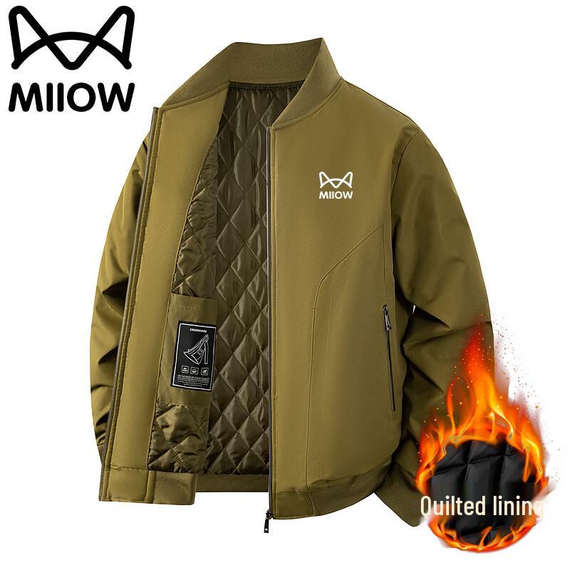 

Mao Ren Men s Baseball Collar Cotton Padded Workwear Jacket 8XL