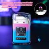 2025 New Creative Transparent Shell Electronic Pulse Lighter Portable Double Arc Windproof Men's Electric Cigarette Gift