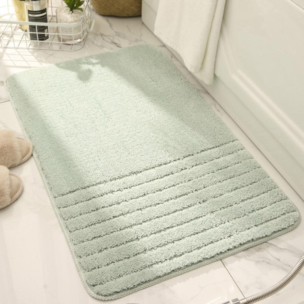 Sponge Bathroom Cashmere Thickening Mat Bath Non-slip Carpets In Wash Basin Bathtub  Floor Rug Shower Room Doormat Memory Foam 3D Pad
