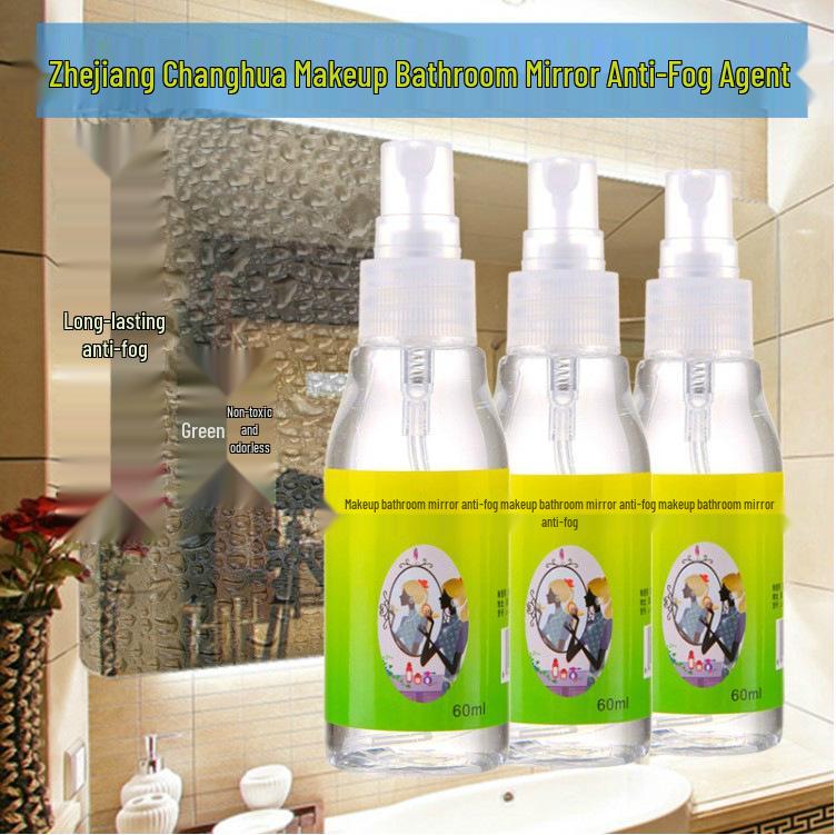 Anti-Fog Spray for Bathroom Glass, Car Windows, and Rearview Mirrors
