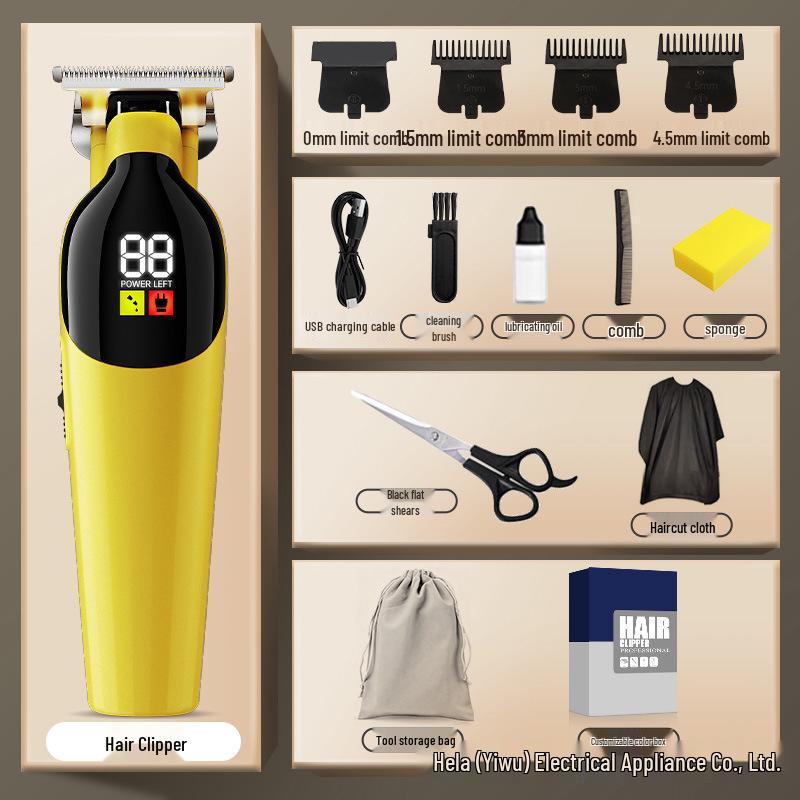 Pro Home Electric Hair Trimmer: Barber-Grade Clipper & Shaver