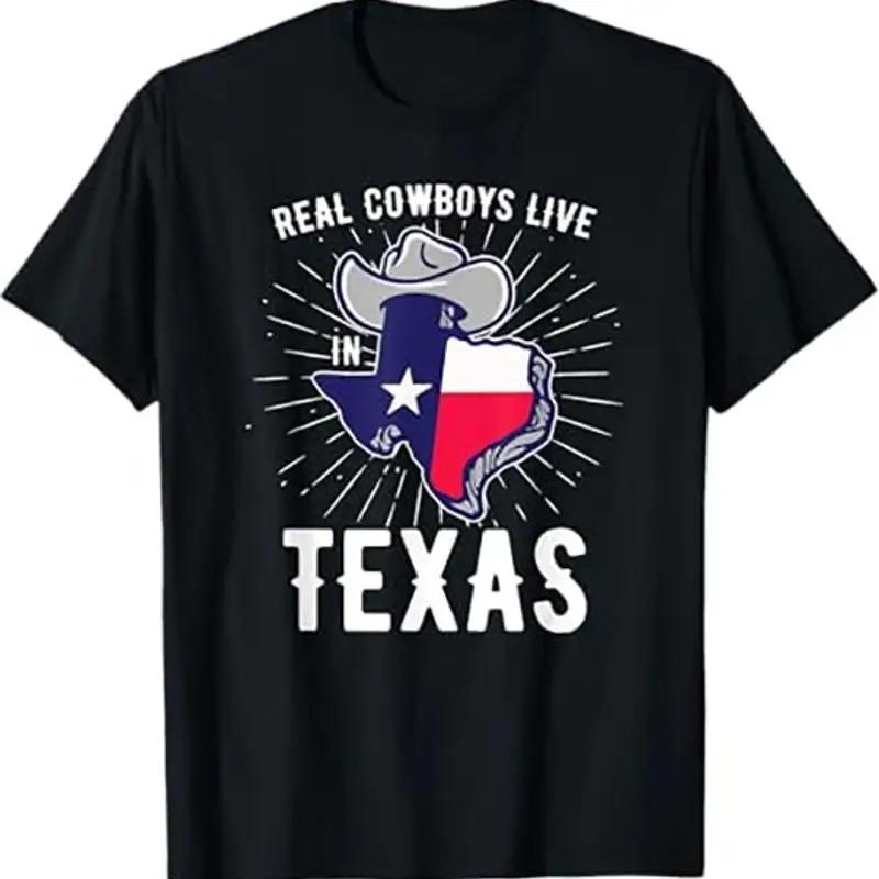 T-shirt Texas Cowboy Pride, style western country S разноцветный