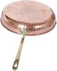 TreegoArt Pure Copper Frying Pan, Tadka Pan, Cooking, Serving Utensils, for Home and Hotel, Restaurant, Kitchenware, 350 ml