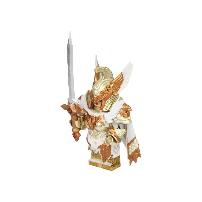 

New Assembling Blocks Uriel Archangel Assembled Figure Mini Action Figures Weapons Accessories Educational Toys Gift Set