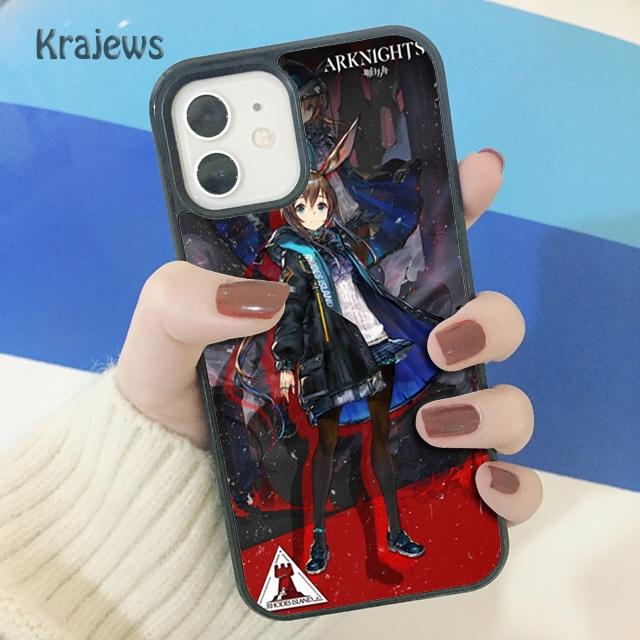 Krajews Amiya Ansel Arknights Soft Phone Case Cover For iPhone 14 5 SE 6s 7 8 plus X XR XS 11 12 13 pro max Samsung S21 S22ultra